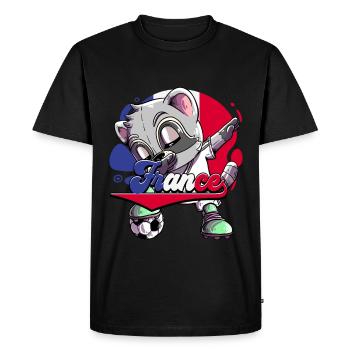 France Football - T-shirt Premium bio Homme - noir - Devant - Nico (187cm)