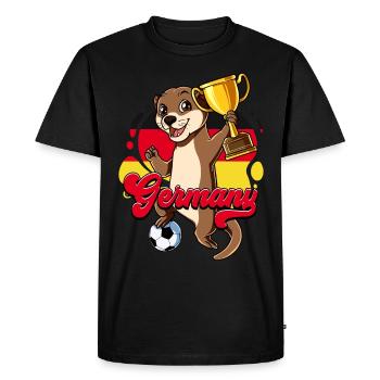 Allemagne Football - T-shirt Premium bio Homme - noir - Devant - Nico (187cm)