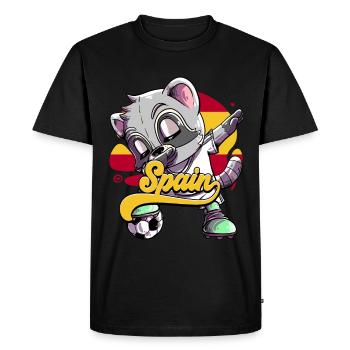Espagne Football - T-shirt Premium bio Homme - noir - Devant - Nico (187cm)