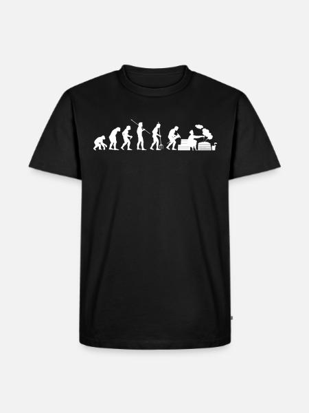 Sauna - Männer Premium Bio T-Shirt - Schwarz