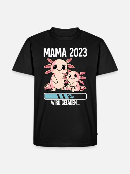 Werdende Mama 2023 - Männer Premium Bio T-Shirt - Schwarz