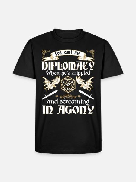 RPG rpg bordrollespil rollespil gamer rollespil - Herre Premium økologisk T-shirt - sort