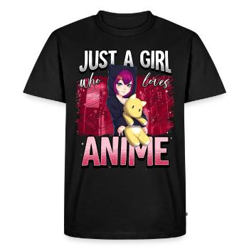 Anime Otaku Weeb - T-shirt Premium bio Homme - noir - Devant - Nico (187cm)