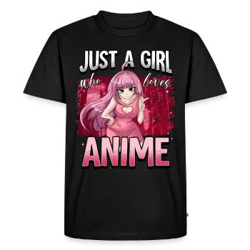 Anime Otaku Weeb - T-shirt Premium bio Homme - noir - Devant - Nico (187cm)