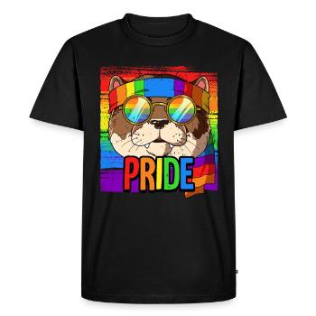 Fierté LGBTQ Christopher Street Day Costume Fierté - T-shirt Premium bio Homme - noir - Devant - Nico (187cm)