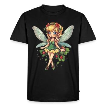 Fairy Fairy Mythical Character Magical - Men's Premium Organic T-Shirt - black - Front - Nico (187cm)