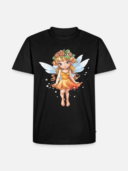 Pikku keiju Keiju Magic - Premium luomulaatuinen miesten t-paita - musta