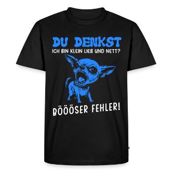 Chien Tshirt Drôle Drôle Humour Sarcasme Bureau - T-shirt Premium bio Homme - noir - Devant - Nico (187cm)