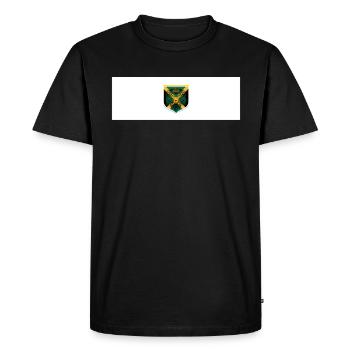 Jamaïque Jamaïque Rasta Raggea Drapeau Rastafari - T-shirt Premium bio Homme - noir - Devant - Nico (187cm)