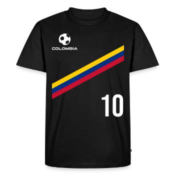 Colombie Colombie Medellín Vacances Bogota Cali - T-shirt Premium bio Homme - noir - Devant - Nico (187cm)
