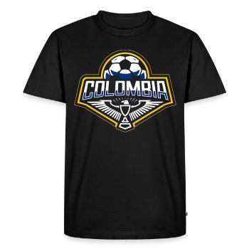Colombie Colombie Medellín Vacances Bogota Cali - T-shirt Premium bio Homme - noir - Devant - Nico (187cm)