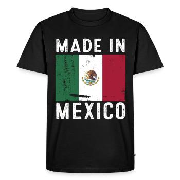 Mexique Mexique Cadeau mexicain Flag Football - T-shirt Premium bio Homme - noir - Devant - Nico (187cm)