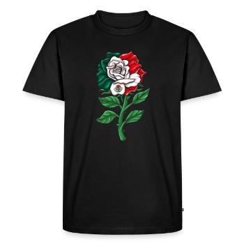 Mexique Mexique Cadeau mexicain Flag Football - T-shirt Premium bio Homme - noir - Devant - Nico (187cm)