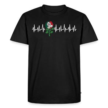 Mexique Mexique Cadeau mexicain Flag Football - T-shirt Premium bio Homme - noir - Devant - Nico (187cm)