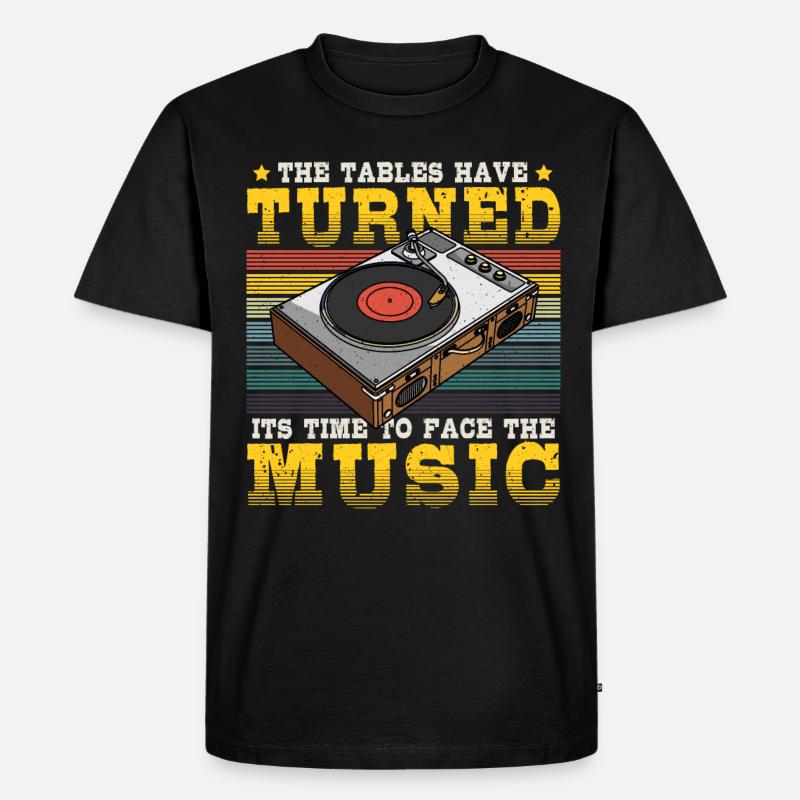 Disc Taker - Vinyl-sammeln - Männer Premium Bio T-Shirt - Schwarz