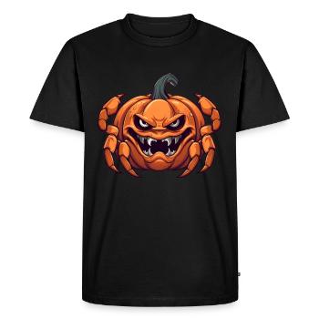 Crab Pumpkin Lazy Halloween Party Costume pour - T-shirt Premium bio Homme - noir - Devant - Nico (187cm)