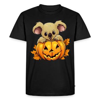 Koala Pumpkin Lazy Halloween Party Costume pour - T-shirt Premium bio Homme - noir - Devant - Nico (187cm)