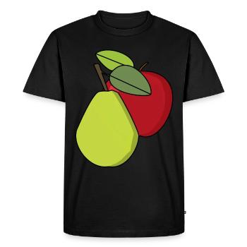 Fruit, Fruits, Gardener, Harvest, Summer, Fruit - Men's Premium Organic T-Shirt - black - Front - Nico (187cm)