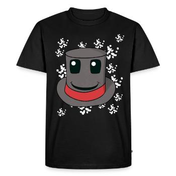 Chapeau De Mode Chapeau Haut De Forme Gentleman Style De Mode - T-shirt Premium bio Homme - noir - Devant - Nico (187cm)