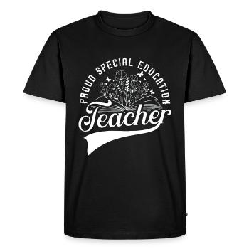Health Educator Proud Special Education Instructor - Men's Premium Organic T-Shirt - black - Front - Nico (187cm)
