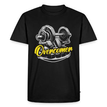 Health Coach Overcomer Gym Teacher Health Coaches - Men's Premium Organic T-Shirt - black - Front - Nico (187cm)