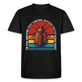 Pest Control I'm That Awesome Pest Spraying Bugs - Men's Premium Organic T-Shirt - black - Front - Nico (187cm)