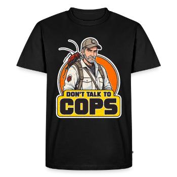 La lutte antiparasitaire ne parle pas aux flics Solutions contre les insectes - T-shirt Premium bio Homme - noir - Devant - Nico (187cm)