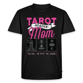 Tarot Reader Mom The Idol The Myth Fortune Telling - Men's Premium Organic T-Shirt - black - Front - Nico (187cm)