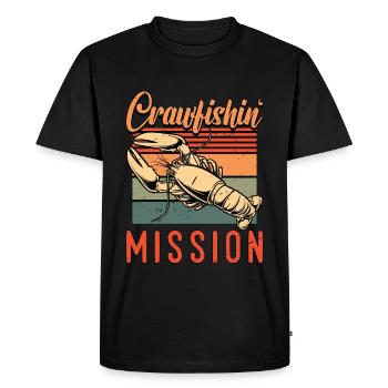 Crawfish Boil Crawfishin' Mission Boil Master - T-shirt Premium bio Homme - noir - Devant - Nico (187cm)