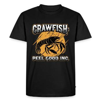 Écrevisses Peel Good Inc Fruits de mer d’écrevisses cajuns - T-shirt Premium bio Homme - noir - Devant - Nico (187cm)