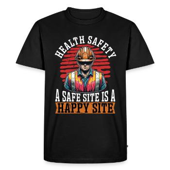 Safety Officer Health Safety A Safe Patrol Control - Men's Premium Organic T-Shirt - black - Front - Nico (187cm)