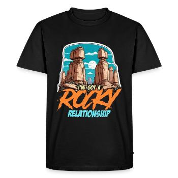 Geologist I've Got A Rocky Geoscientist Geologists - Men's Premium Organic T-Shirt - black - Front - Nico (187cm)