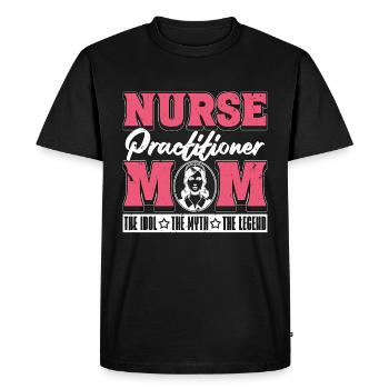 Nurse Practitioner Mom The Idol Registered Nurse - Men's Premium Organic T-Shirt - black - Front - Nico (187cm)