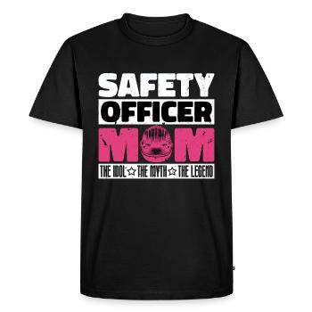 Safety Officer Mom The Idol The Patrol Control - Men's Premium Organic T-Shirt - black - Front - Nico (187cm)