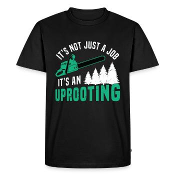 Chirurgien arboricole Ce n’est pas seulement un travail de grimpeur d’arbres - T-shirt Premium bio Homme - noir - Devant - Nico (187cm)
