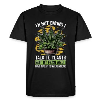 Scientifique de l’environnement Je ne dis pas scientifique - T-shirt Premium bio Homme - noir - Devant - Nico (187cm)