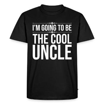 I'm going to be the cool uncle - Men's Premium Organic T-Shirt - black - Front - Nico (187cm)