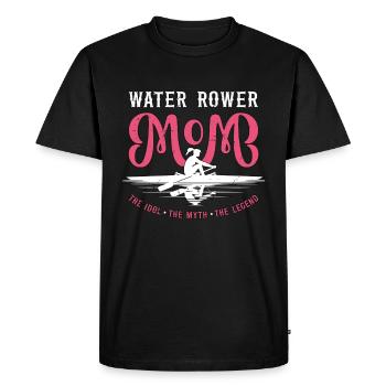 Water Rower Mom The Idol The Myth The Kayak Lover - Men's Premium Organic T-Shirt - black - Front - Nico (187cm)