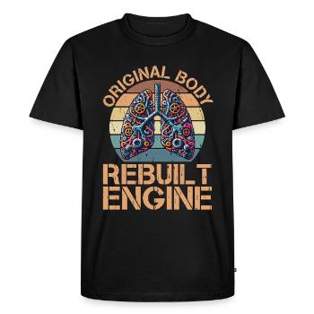 Transplant Surgery Original Body Surgical Tech - Men's Premium Organic T-Shirt - black - Front - Nico (187cm)