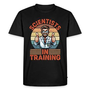 STEM Teacher Scientist In Training STEM Education - Men's Premium Organic T-Shirt - black - Front - Nico (187cm)