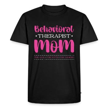 Behavioral Therapist Mom The Idol Behavioral Tech - Men's Premium Organic T-Shirt - black - Front - Nico (187cm)
