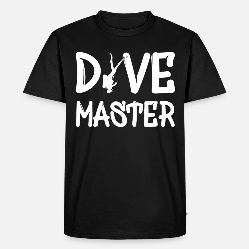 Dive Master - Männer Premium Bio T-Shirt - Schwarz