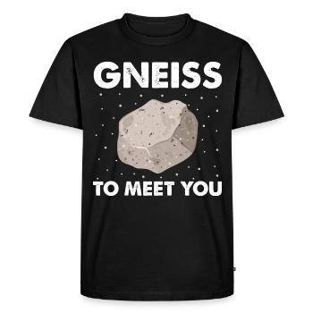 Collecteurs minéraux et ventilateur de minéraux de minerais - T-shirt Premium bio Homme - noir - Devant - Nico (187cm)