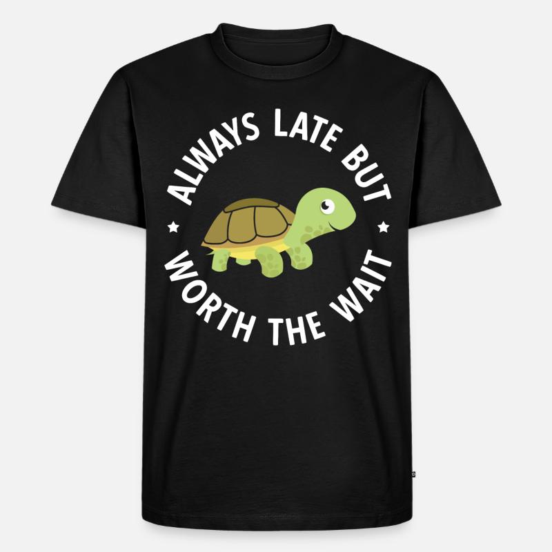 Schildkröten - Männer Premium Bio T-Shirt - Schwarz