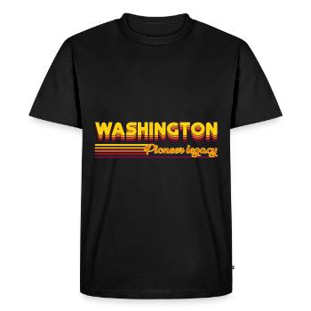 cool Washington États-Unis États design - T-shirt Premium bio Homme - noir - Devant - Nico (187cm)