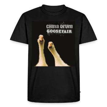 China Drum Goosefair - T-shirt Premium bio Homme - noir - Devant - Nico (187cm)