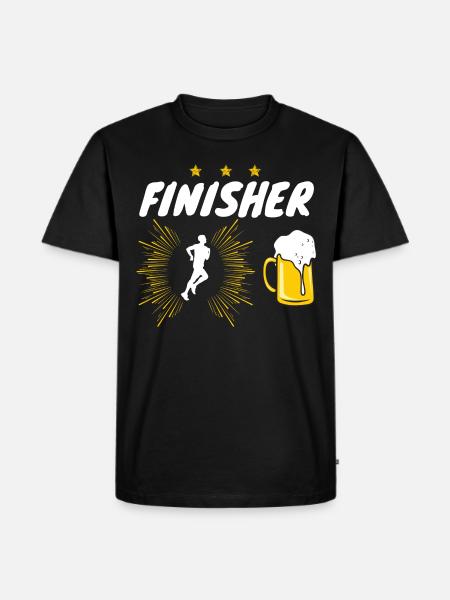 Finisher / Running / Runner / Cadeau - T-shirt Premium bio Homme - noir