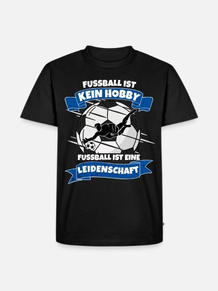 Fußball Torwart - Männer Premium Bio T-Shirt - Schwarz