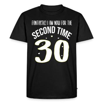 Anniversaire Femme Drôle Dictons 60 Ans Cadeau - T-shirt Premium bio Homme - noir - Devant - Nico (187cm)