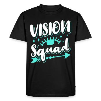 Eye Doctor Eyeglasses Optometrist Vision Squad - Men's Premium Organic T-Shirt - black - Front - Nico (187cm)